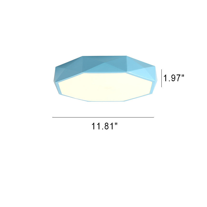 Nordic Geometric LED Flush Mount Ceiling 1 Light