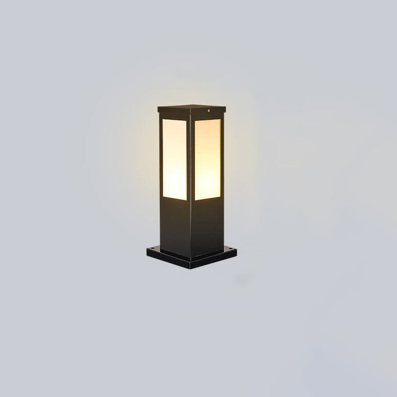 Modern Square LED Solar Outdoor Path 1-Light