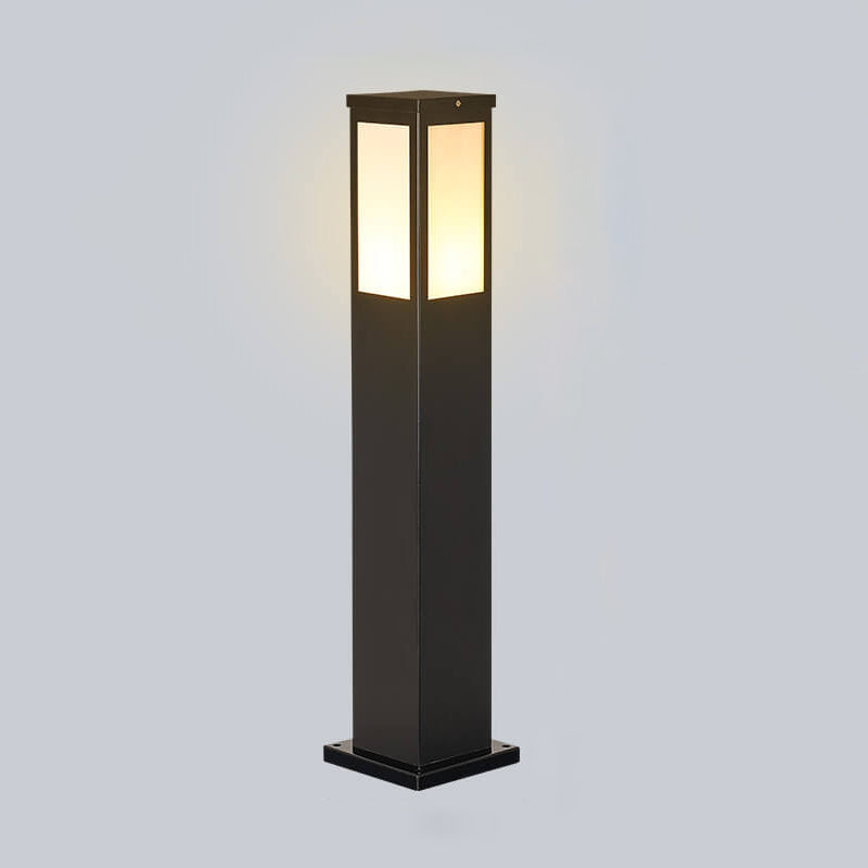 Modern Square LED Solar Outdoor Path 1-Light
