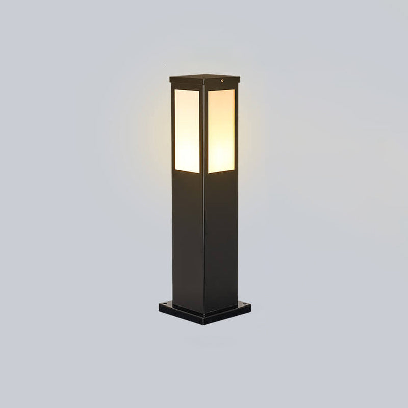 Modern Square LED Solar Outdoor Path 1-Light