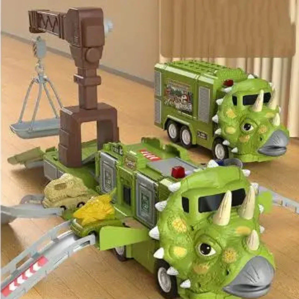 Guili | DinoRacer | Experience prehistoric adventure - 2-in-1 dinosaur truck toy