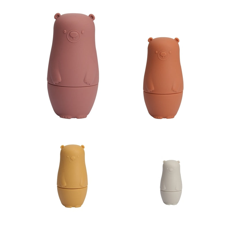 Guili | StackyFriends Matryoshka | Playfully Developing - Soft Silicone Stacking Dolls