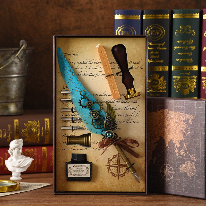 Guili | Phoenix Feather Mechanic Calligraphy Pen Set