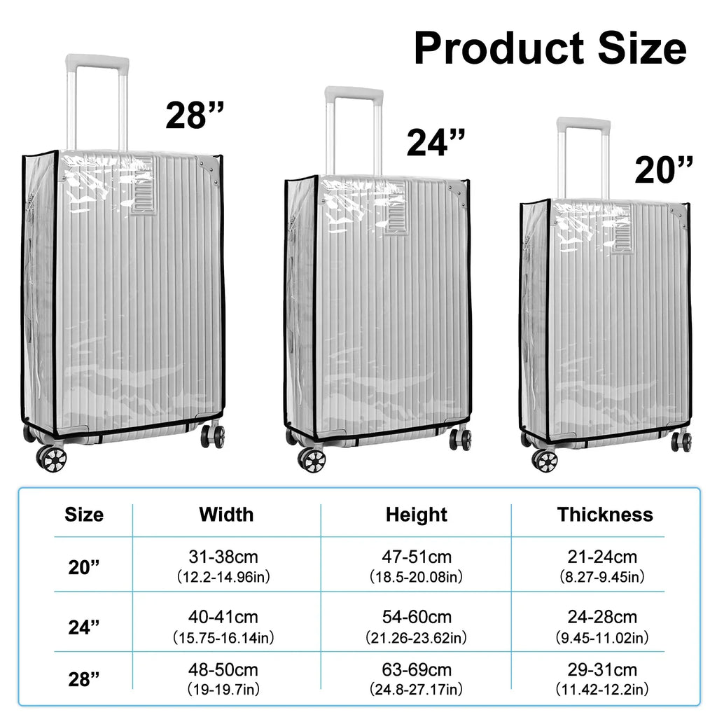 Guili | Transparent Waterproof Trolley Cover