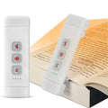Guili | Clip-on book light, USB rechargeable reading light with timer, portable LED bookmark light for bedside & desk