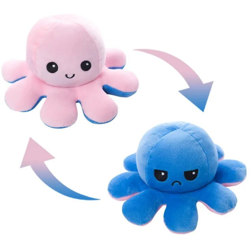 Guili | Reversible Octopus | Two Facial Expressions - Emotions in a Twist