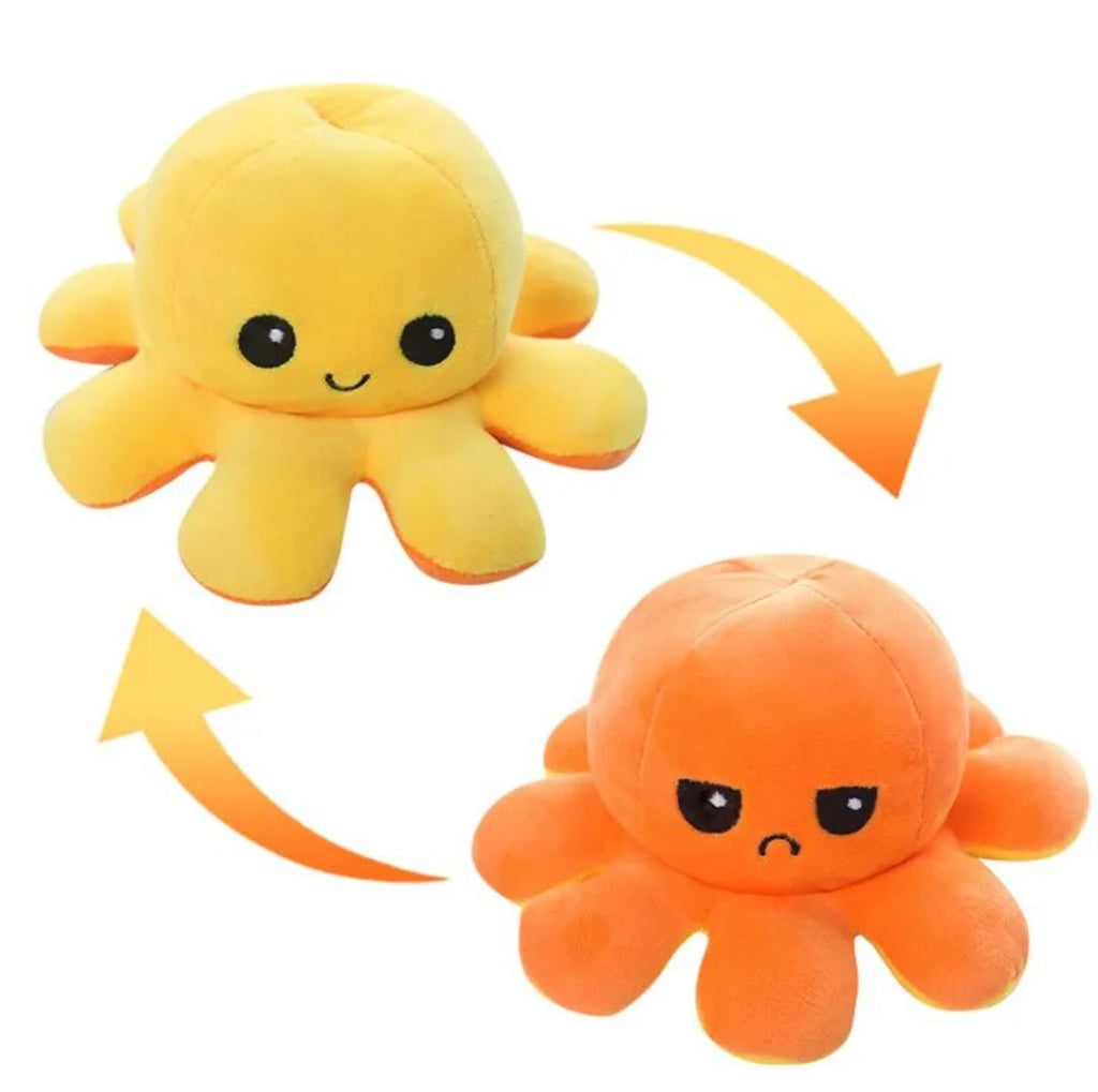 Guili | Reversible Octopus | Two Facial Expressions - Emotions in a Twist