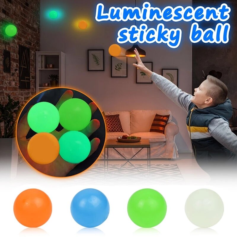 Guili | GlowBounce | Magical play fun in the dark! - Glow in the dark bouncy balls