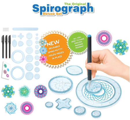 Guili | Spirograph Drawing Set | Creative - Educational Toy for Children