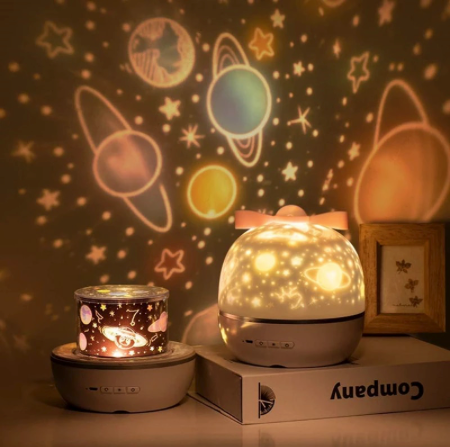 Guili | USB Rechargeable Starry Sky Projection Lamp | Magical Atmosphere - Patterns and Rotation