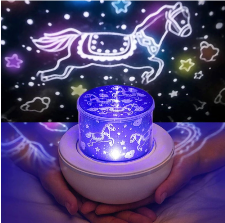 Guili | USB Rechargeable Starry Sky Projection Lamp | Magical Atmosphere - Patterns and Rotation