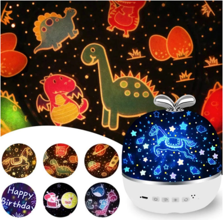 Guili | USB Rechargeable Starry Sky Projection Lamp | Magical Atmosphere - Patterns and Rotation