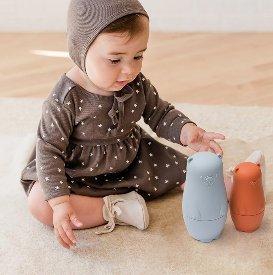 Guili | StackyFriends Matryoshka | Playfully Developing - Soft Silicone Stacking Dolls