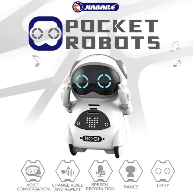 Guili | Mini Robot Pocket Robot | Learn and Play - Interactive Dialogue and Voice Recognition