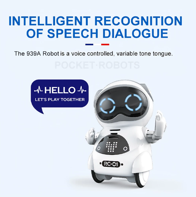 Guili | Mini Robot Pocket Robot | Learn and Play - Interactive Dialogue and Voice Recognition
