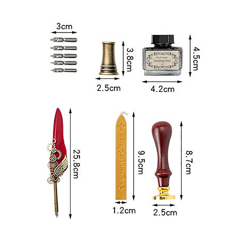 Guili | Phoenix Feather Mechanic Calligraphy Pen Set