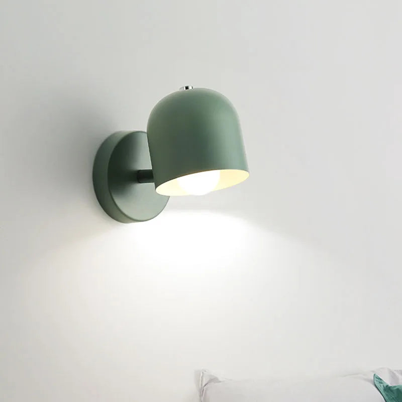 Modern Macaron Dome Wall Sconce LED 1-Light