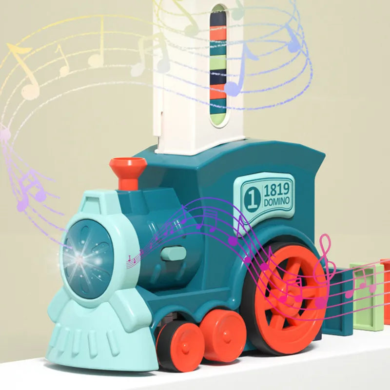 Guili | DominoTrain | Brings Play Fun and Education Together - Automatic Domino Playset
