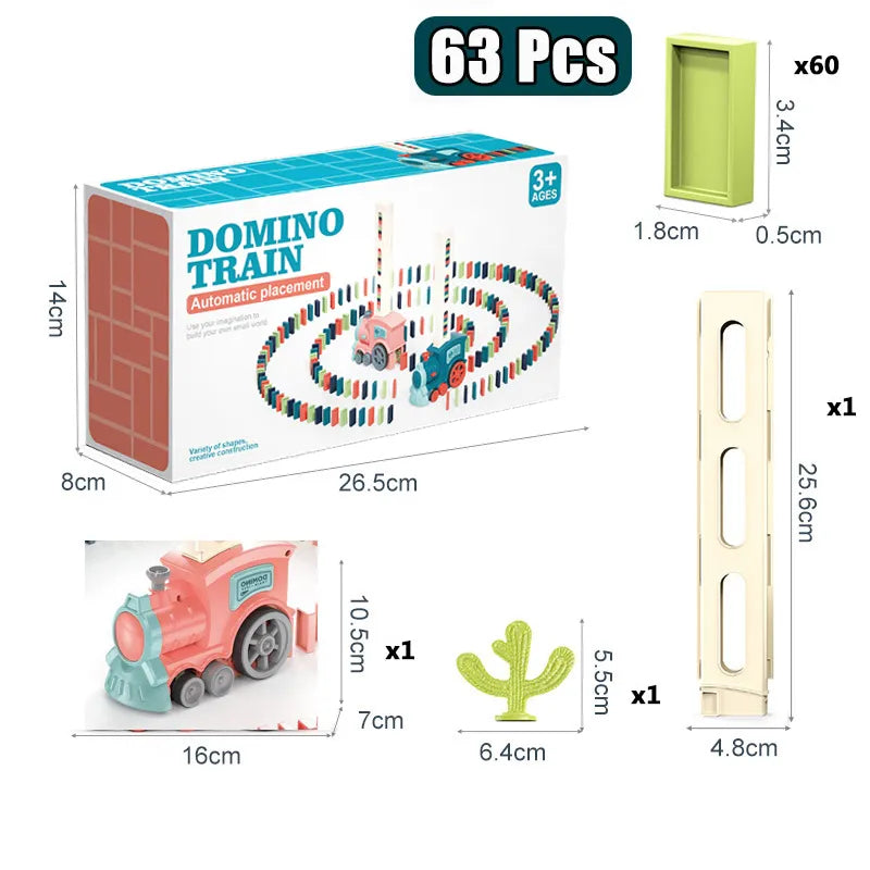 Guili | DominoTrain | Brings Play Fun and Education Together - Automatic Domino Playset