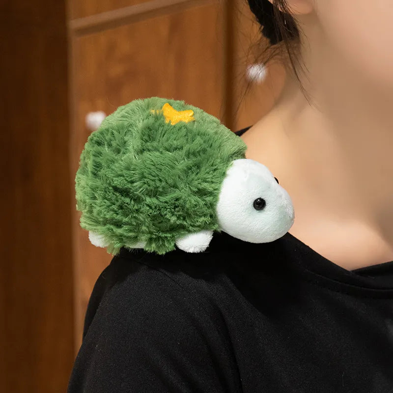 Guili | ChameoCuddle | Cuddle friend for your Shoulder - Green Chameleon Plush Animal Pillow for Home or Office