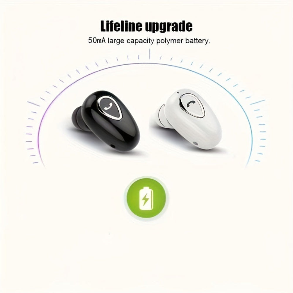 Guili | Bluetooth Earbud Wireless Mini Invisible Single Ear Headphone