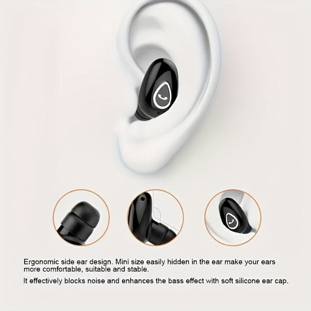 Guili | Bluetooth Earbud Wireless Mini Invisible Single Ear Headphone