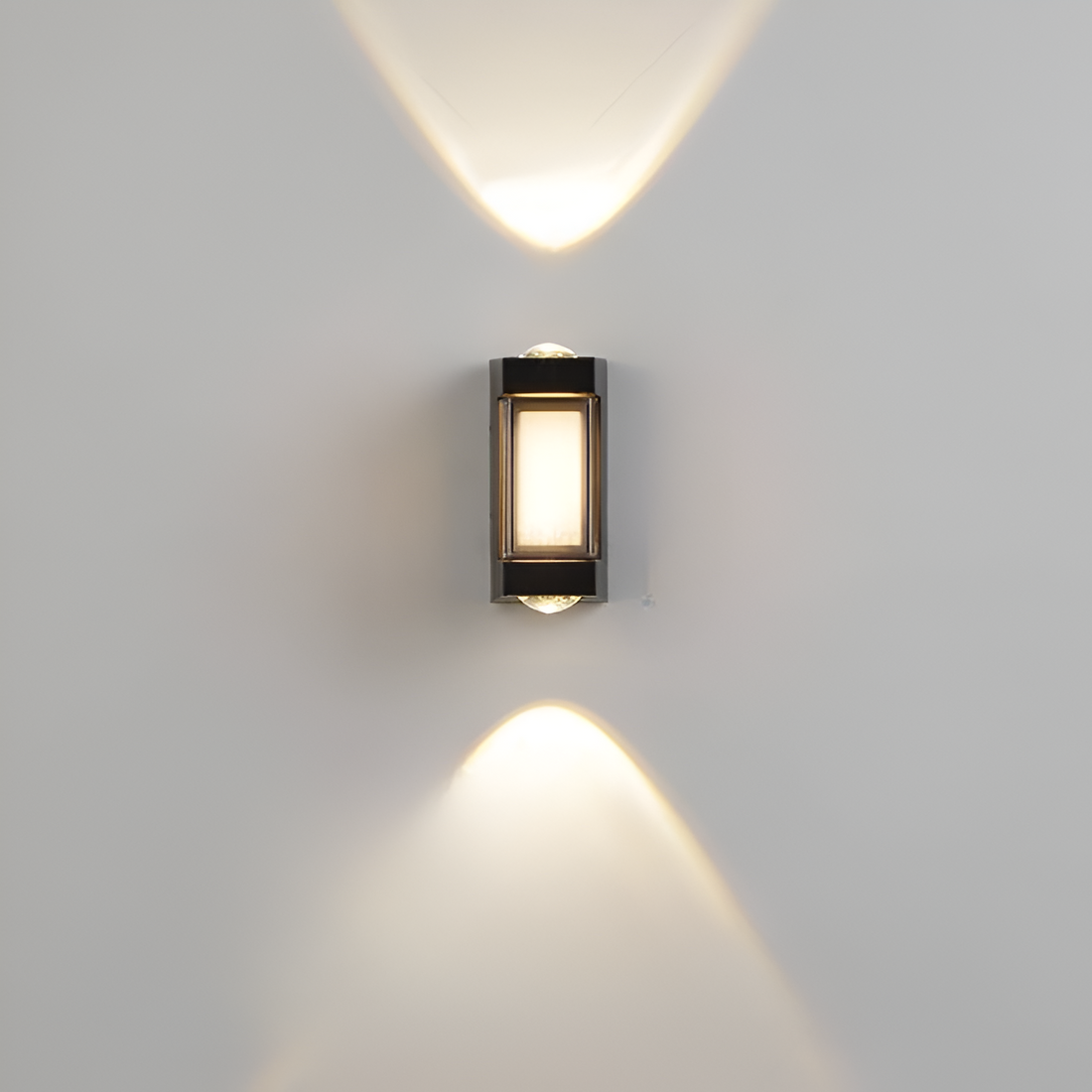 Nordic Minimalist Acrylic Rectangular Outdoor Wall Light LED Up-Down