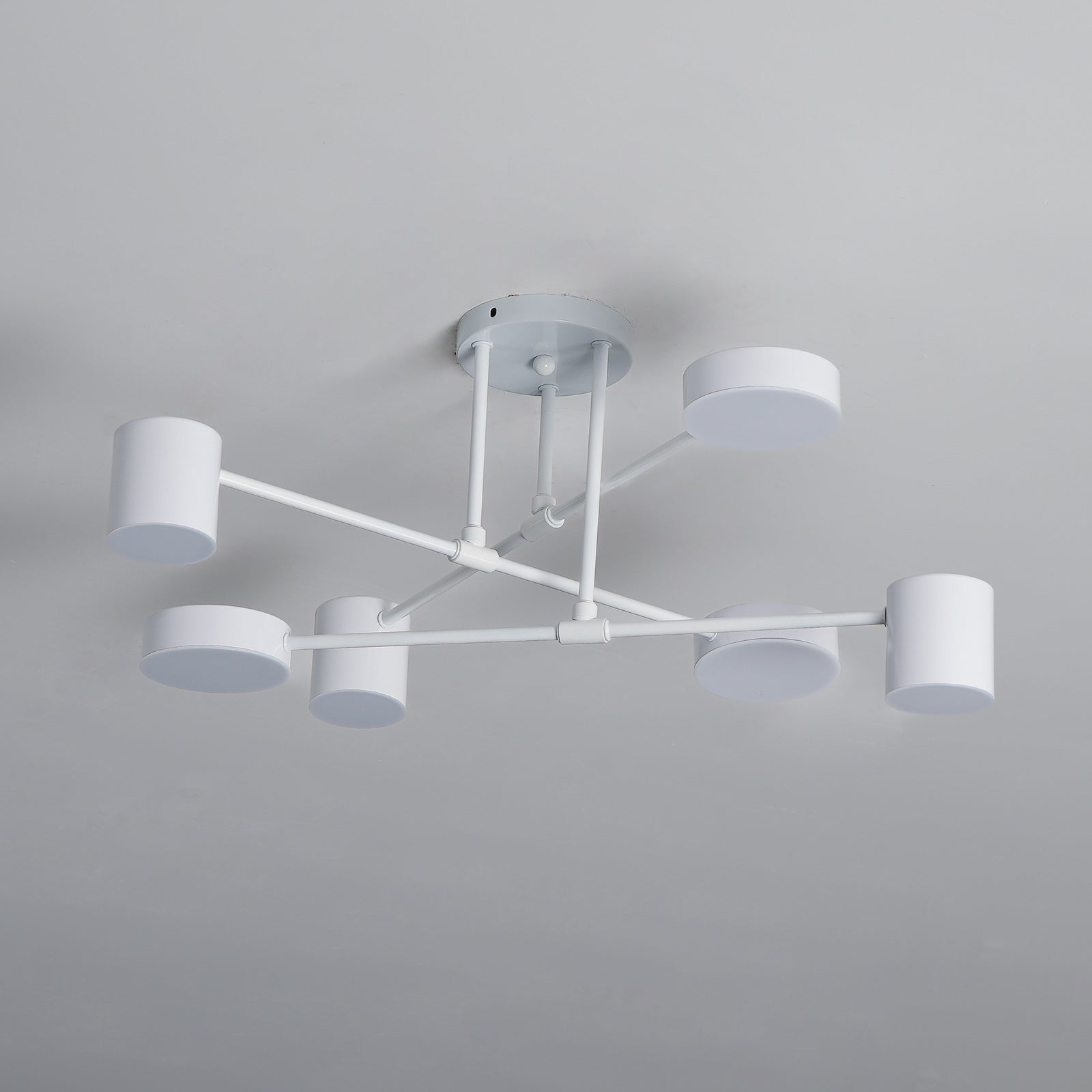 Modern Brass Globe LED Sputnik Ceiling Light 6-Light