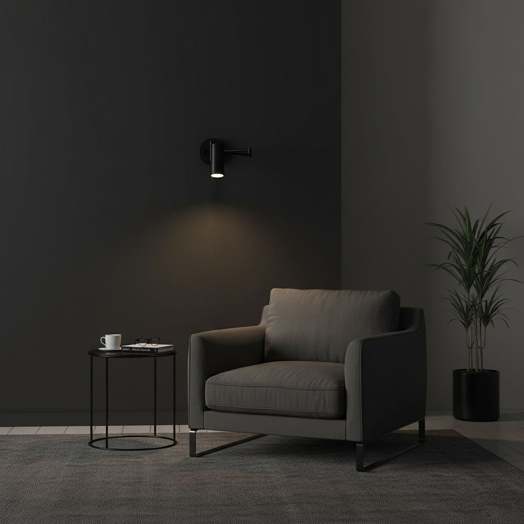 Modern Adjustable Swing Arm LED Wall Sconce 1-Light