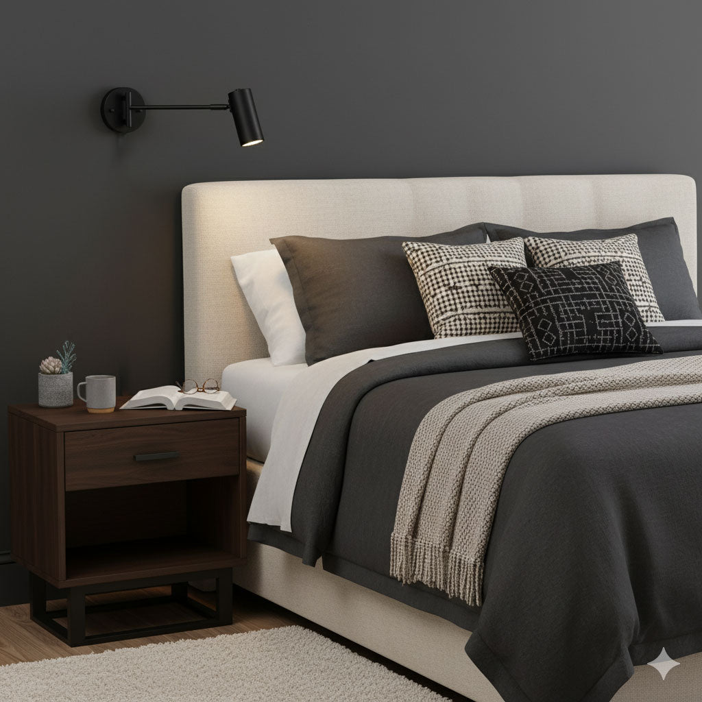 Modern Adjustable Swing Arm LED Wall Sconce 1-Light