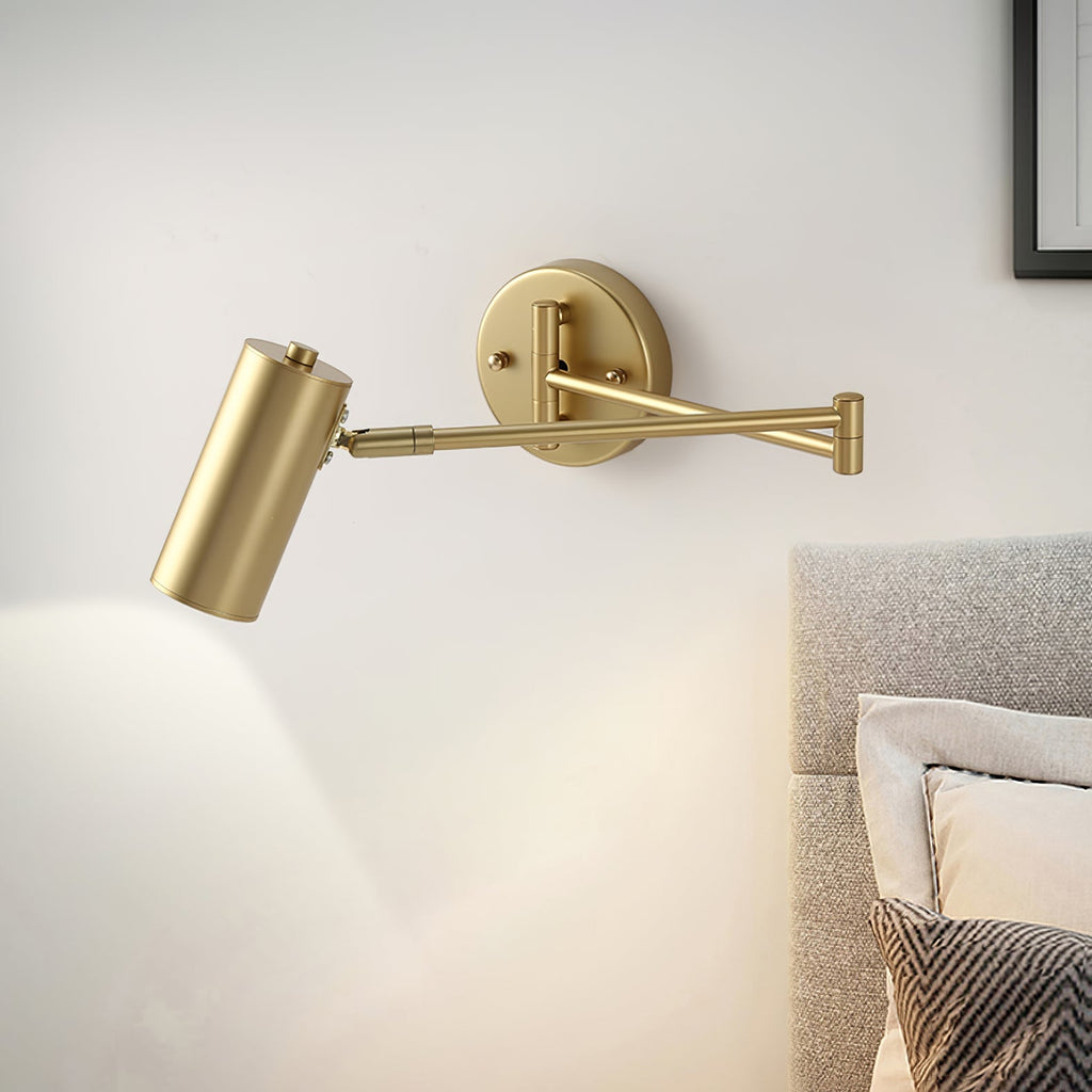 Modern Adjustable Swing Arm LED Wall Sconce 1-Light