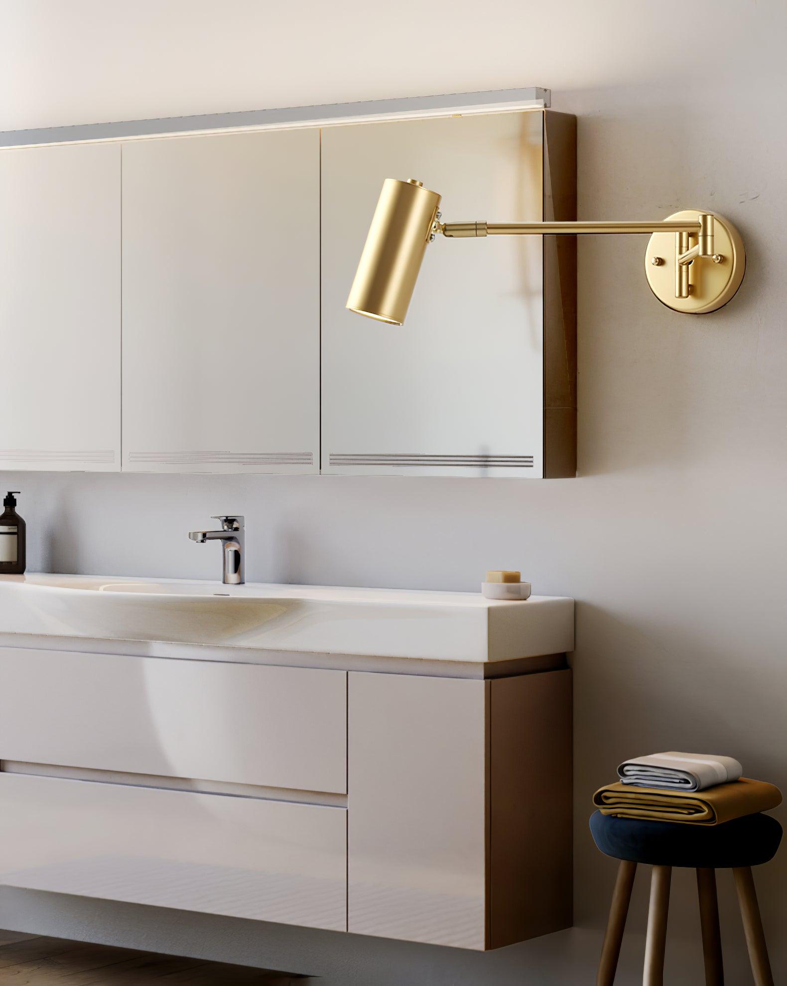 Modern Adjustable Swing Arm LED Wall Sconce 1-Light