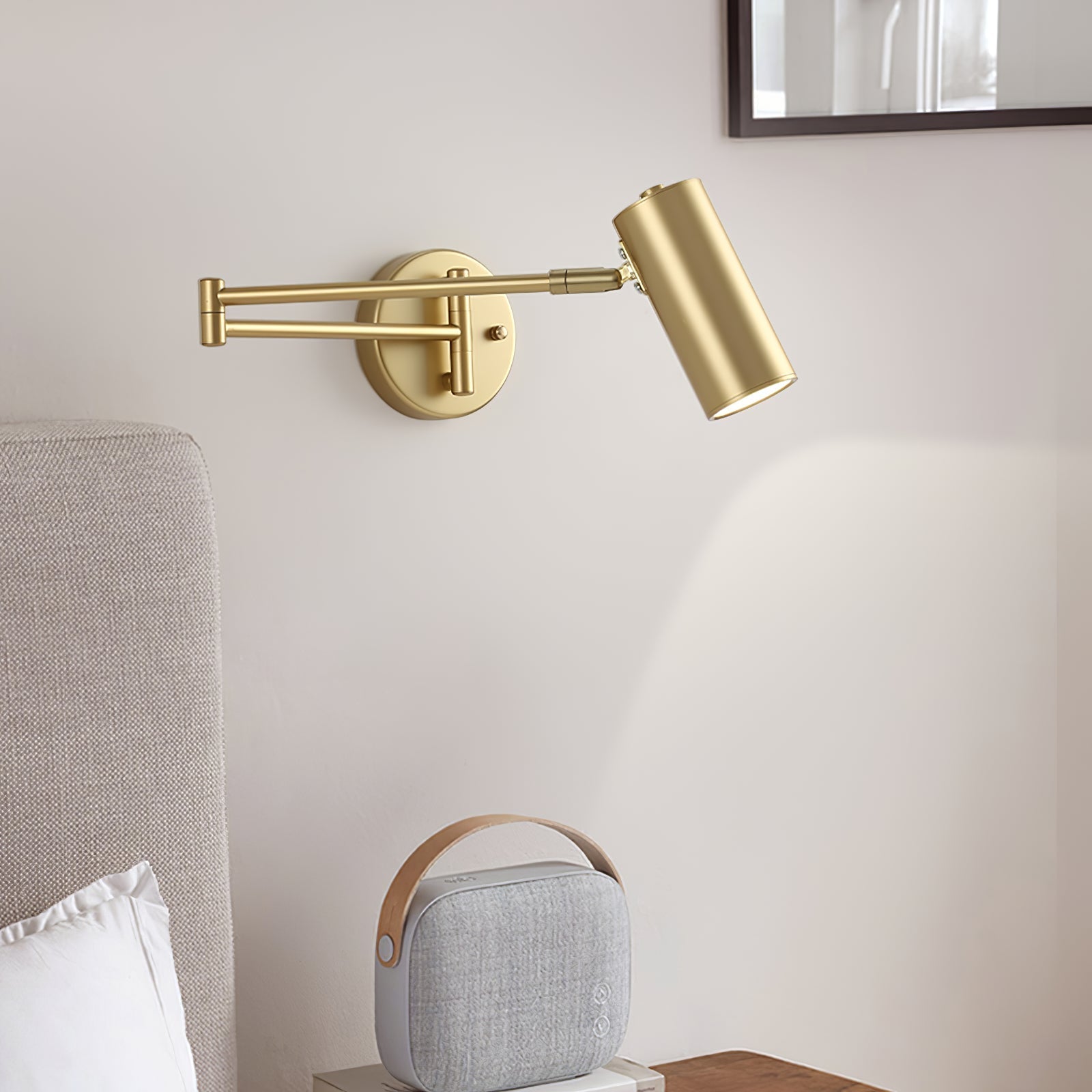 Modern Adjustable Swing Arm LED Wall Sconce 1-Light