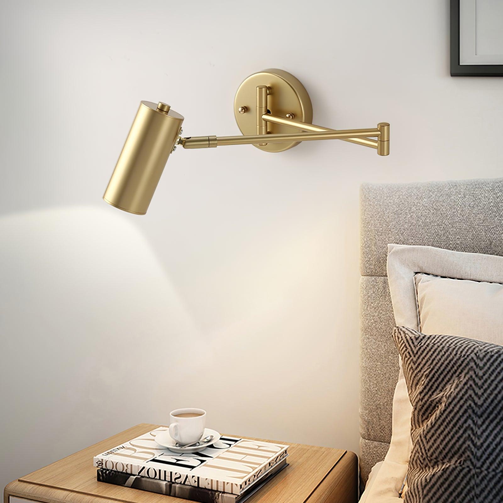 Modern Adjustable Swing Arm LED Wall Sconce 1-Light