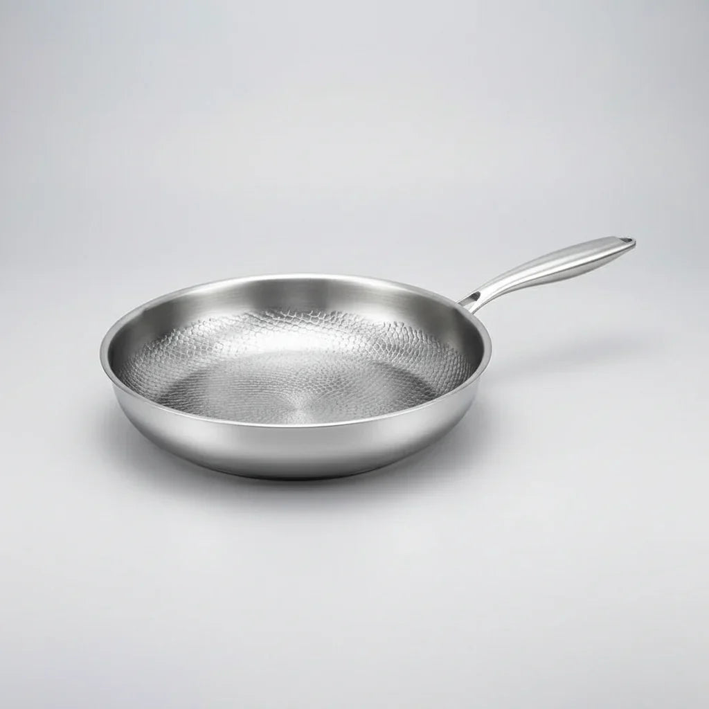 CHEFTRIUM – Titanium Hammered Non-Stick Skillet for Induction Cookers and Everyday Cooking