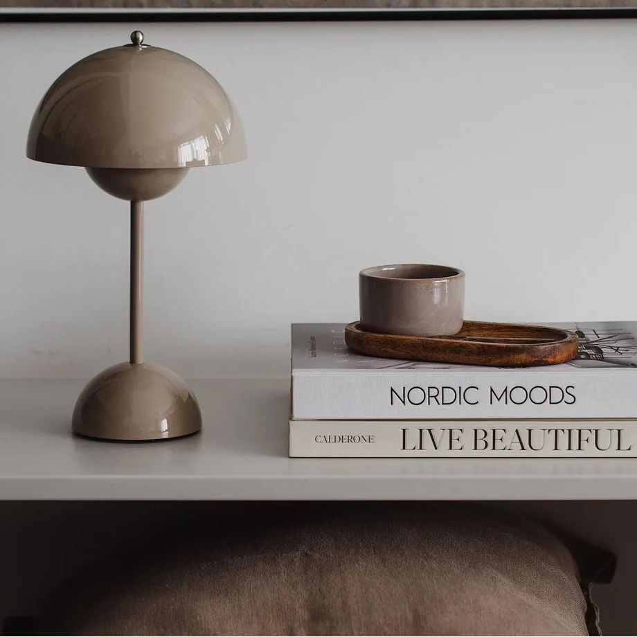 Modern Dome Wireless LED Table Lamp 1-Light