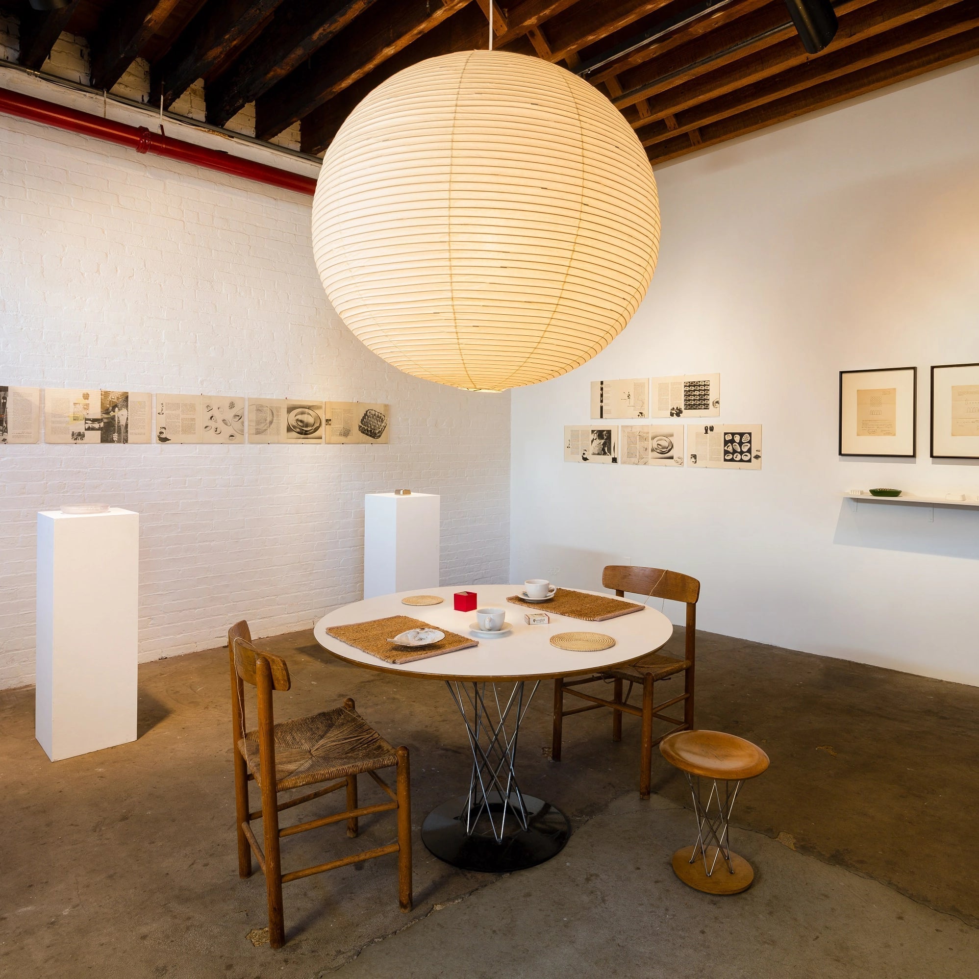 Japanese Washi Paper Globe Pendant Light 1-Light