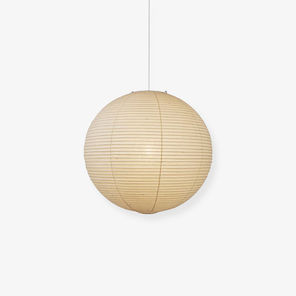 Japanese Washi Paper Globe Pendant Light 1-Light