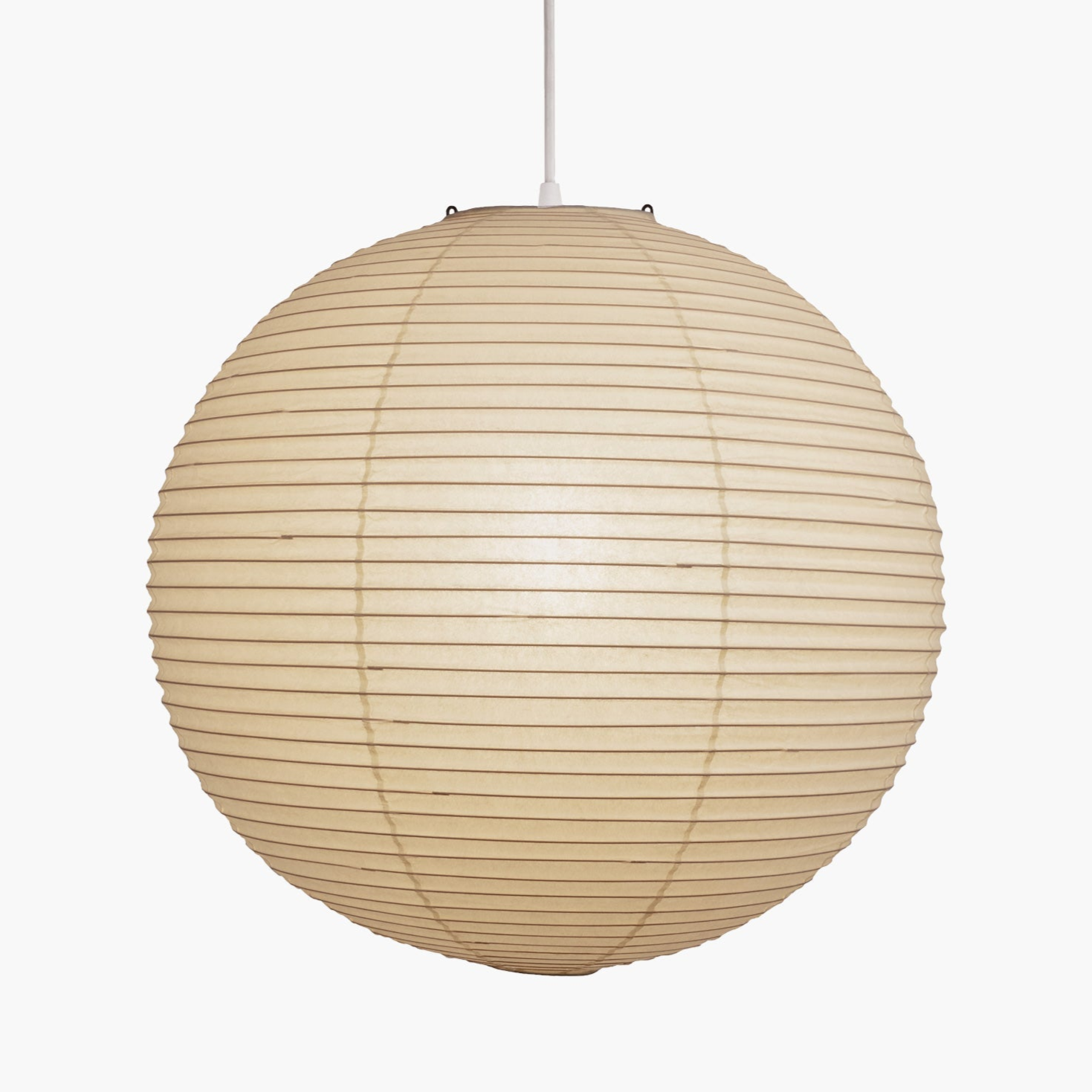 Japanese Washi Paper Globe Pendant Light 1-Light