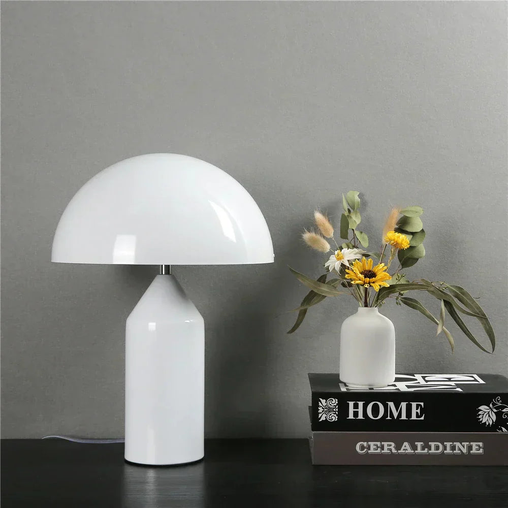 Nordic Brass Dome LED Table Lamp 3-Light