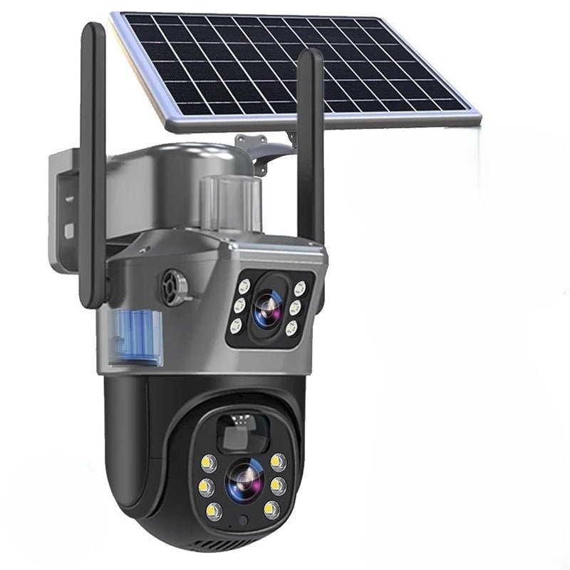 FORTICAM 4K – Wireless Solar Security Camera with Dual Lens & Night Vision