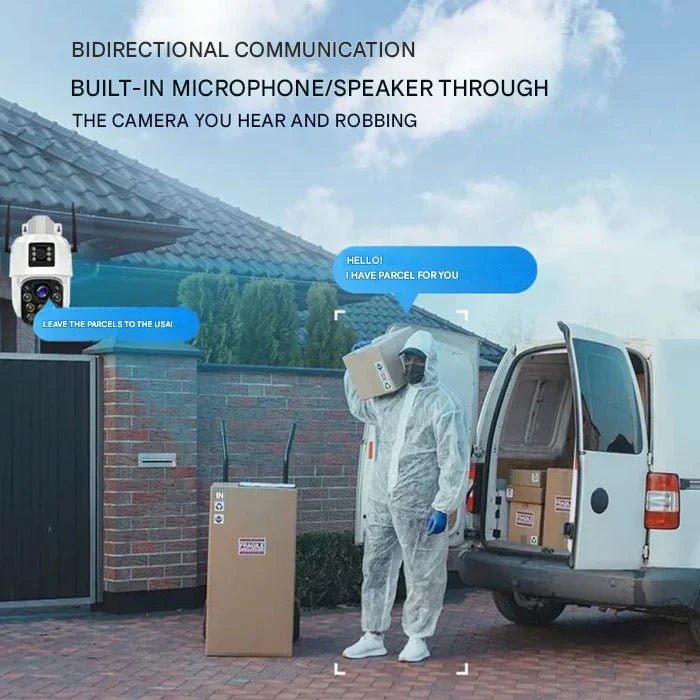 FORTICAM 4K – Wireless Solar Security Camera with Dual Lens & Night Vision