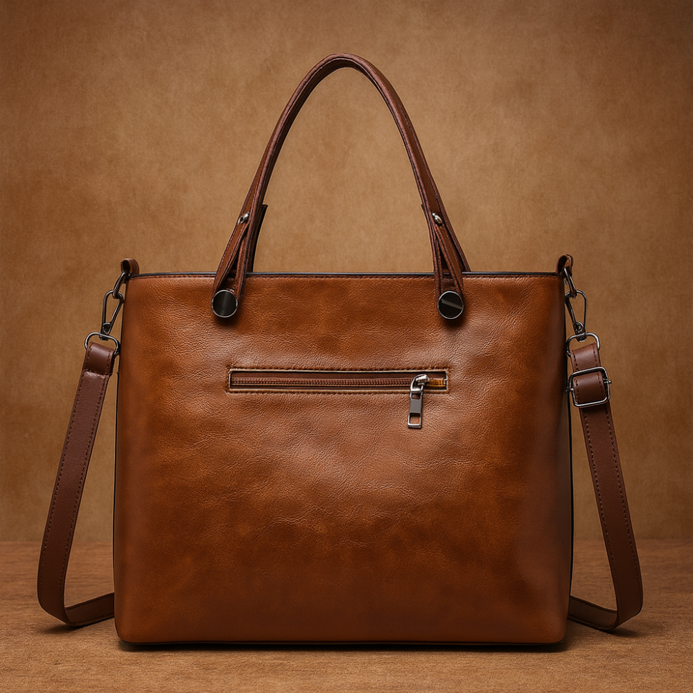 Guili | Women’s Leather Tote Handbag Shoulder Crossbody Multi Compartments