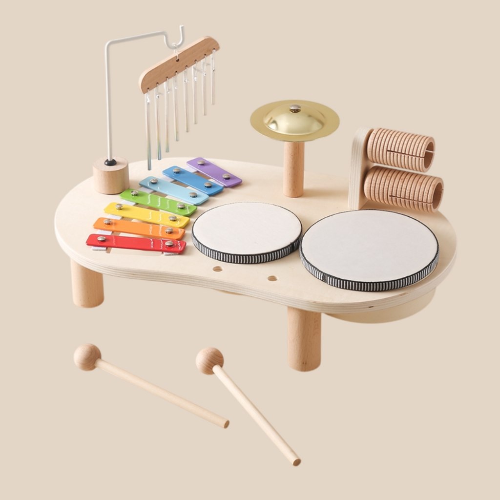 Musical Learning Table | Versatile-Instrument Wooden Activity Set