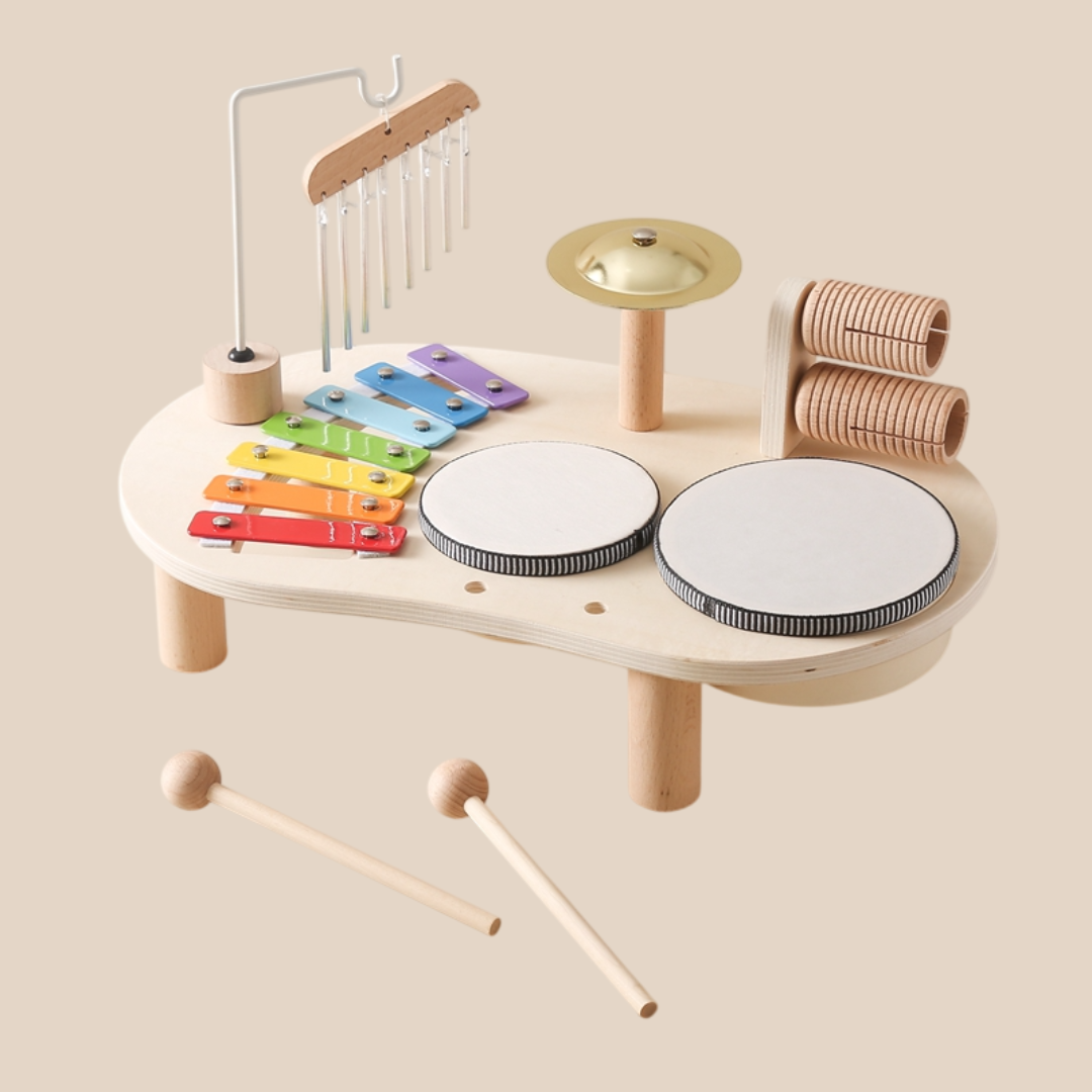 Musical Learning Table | Versatile-Instrument Wooden Activity Set