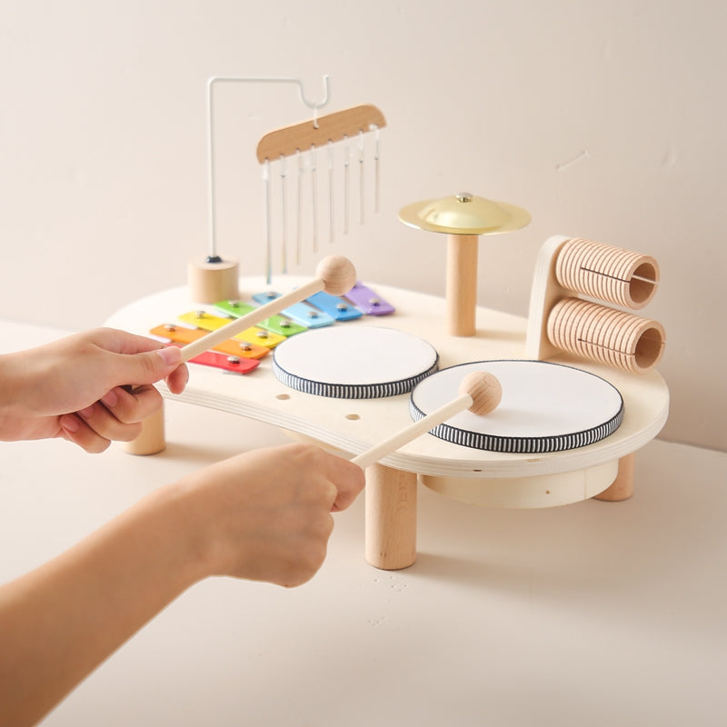 Musical Learning Table | Versatile-Instrument Wooden Activity Set
