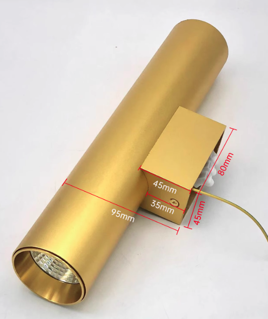 Modern Cylindrical LED 2-Light Wall Sconce