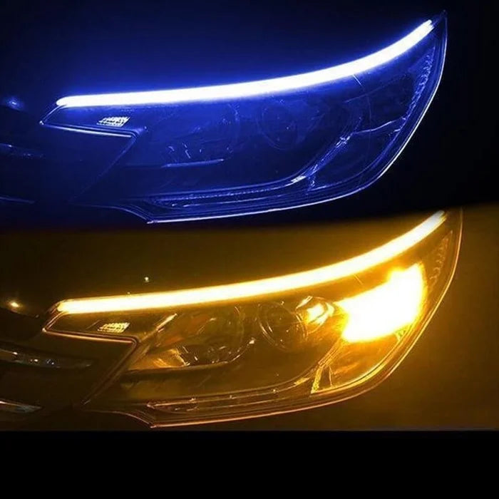 Guili | Flexible DRL LED Night & Daytime Running Light Strip (No Disassembling Needed)