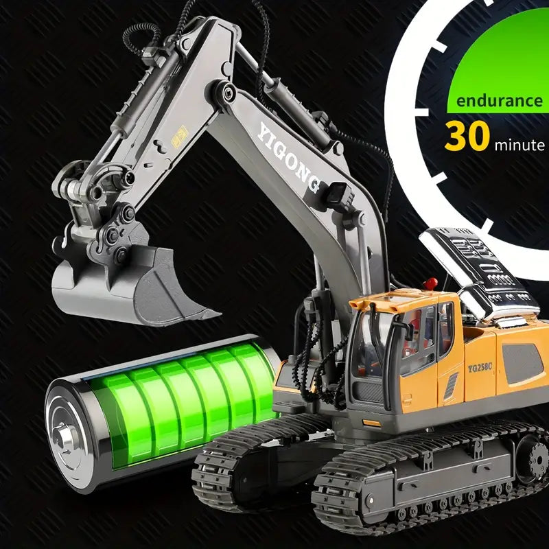 Guili | RC Power Machine | Ultimate Play Fun for Young Adventurers - Remote Control Excavator