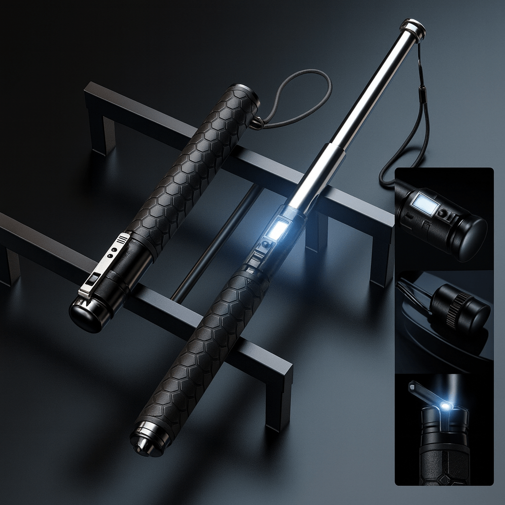 Guili | AllGuard Stick – Automatic Self-Defense Walking Stick with Stability Support